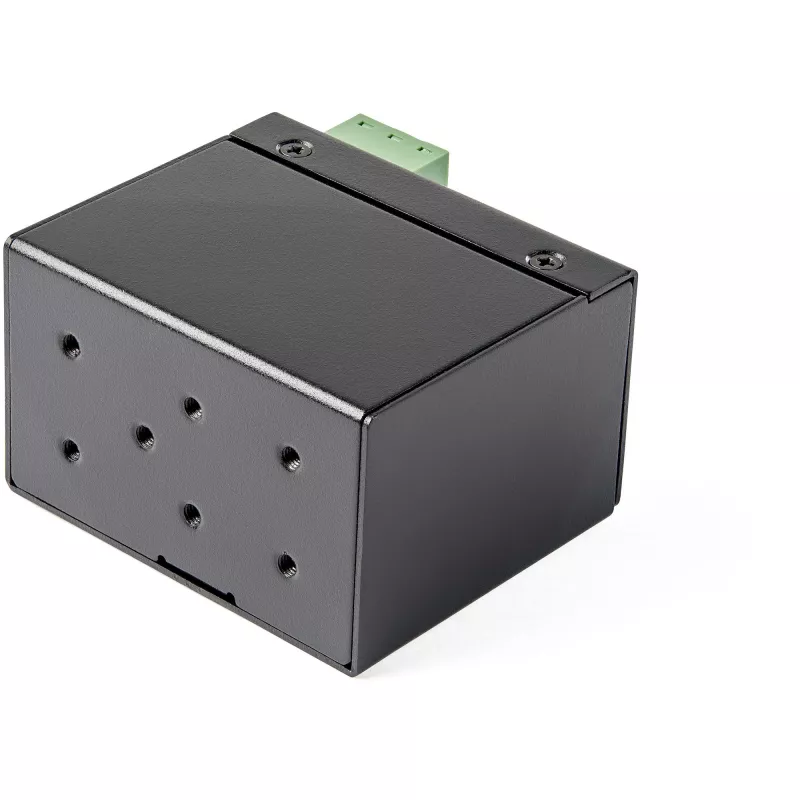StarTech.com PoE+ industriële glasvezel-naar-Ethernet-mediaconverter 30W - SFP naar RJ45 - singlemode/multimode glasvezel naar koper Gigabit Ethernet - mini/compact formaat - IP-30/ -40 tot +75°C