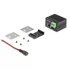 StarTech.com PoE+ industriële glasvezel-naar-Ethernet-mediaconverter 30W - SFP naar RJ45 - singlemode/multimode glasvezel naar koper Gigabit Ethernet - mini/compact formaat - IP-30/ -40 tot +75°C