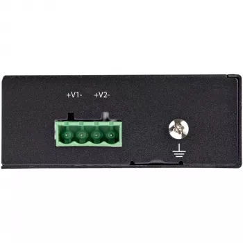 StarTech.com industrial Gigabit PoE-splitter - 90W high speed Power over Ethernet PoE+++ splitter - 12-48V DC splitter 802.3bt - LAN/RJ45 ultra PoE naar DC-adapter - -40C tot +75C
