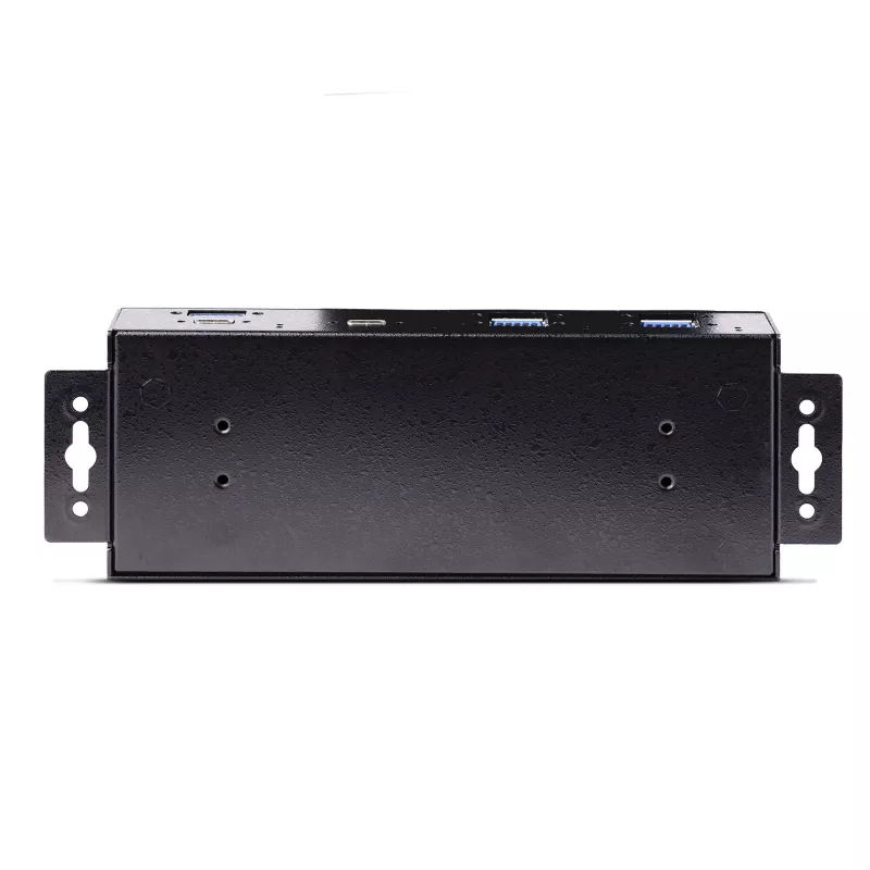 StarTech.com 7-poorts industrial USB 10Gbps-hub met voeding, metaal, monteerbaar, 5x USB-A en 2x USB-C downstream-poorten, ESD-beveiliging, powered USB-hub, TAA