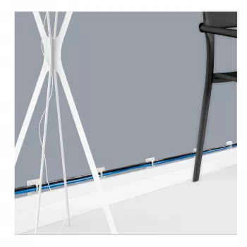 StarTech.com 100-pack kabelbinderhouders met tape voor 0,21 inch (5,5 mm) brede kabelbinders - nylon/kunststof kabelbinderhouders - elektro-/netwerkkabelwikkelhouders / 94V-2 brandbeveiliging & UL-gecertificeerd TAA