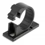StarTech.com 100 zelfklevende kabelmanagementclips zwart - netwerk/Ethernet/bureaublad/computerkabel-organizer - klevende kabel-/leidinghouders - nylon zelfklevende clip UL/94V-2 brandwerend