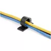 StarTech.com 100 zelfklevende kabelmanagementclips zwart - netwerk/Ethernet/bureaublad/computerkabel-organizer - klevende kabel-/leidinghouders - nylon zelfklevende clip UL/94V-2 brandwerend