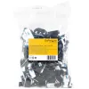 StarTech.com 100 zelfklevende kabelmanagementclips zwart - netwerk/Ethernet/bureaublad/computerkabel-organizer - klevende kabel-/leidinghouders - nylon zelfklevende clip UL/94V-2 brandwerend
