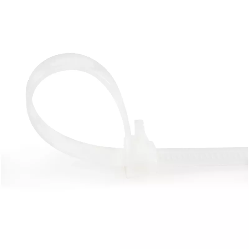 StarTech.com 12 cm herbruikbare kabelbinders - 7 mm breed, 30 mm bundeldiameter, 22 kg treksterkte, losmaakbare nylon binders, binnen/buiten, 94V-2/UL gecertificeerd, 100-pack - wit