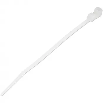 StarTech.com 4 inch (10 cm) kabelbinders met bevestigingsgat - 1/16 inch (2 mm) breed, 7/8 inch (24 mm) bundeldiameter, 18 lb (8 kg) treksterkte, nylon 66 zelfborgende kabelbinders met schroefgat, UL-gecertificeerd, 100-pack