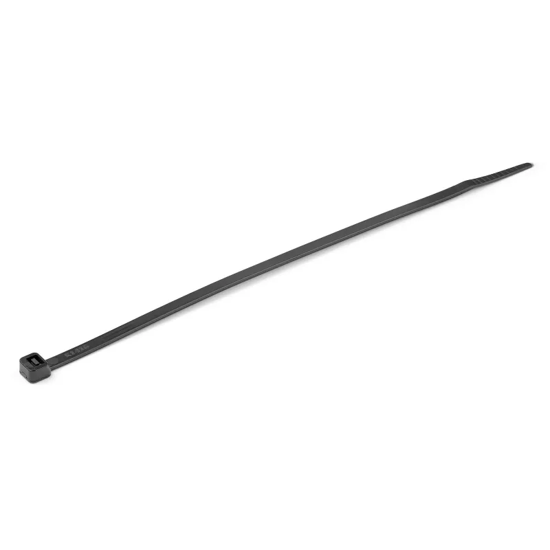 StarTech.com 20 cm kabelbinders - 4 mm breed, 55 mm bundeldiameter, 22 kg treksterkte, zelfvergrendelende nylon kabelbinders met gebogen punt - 94V-2/UL-gecertificeerd, 1000-pack - zwart