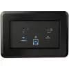 StarTech.com vergaderruimte-dockingstation - universeel laptop-dock - 4K HDMI, 60W Power Delivery, USB-hub, GbE, audio - tafel-connectiviteitsbox voor huddle-/boardroom-samenwerkingsruimtes