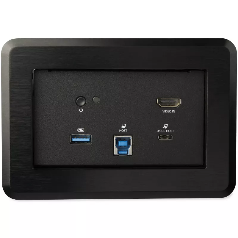 StarTech.com vergaderruimte-dockingstation - universeel laptop-dock - 4K HDMI, 60W Power Delivery, USB-hub, GbE, audio - tafel-connectiviteitsbox voor huddle-/boardroom-samenwerkingsruimtes