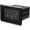 StarTech.com vergaderruimte-dockingstation - universeel laptop-dock - 4K HDMI, 60W Power Delivery, USB-hub, GbE, audio - tafel-connectiviteitsbox voor huddle-/boardroom-samenwerkingsruimtes