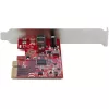 StarTech.com 1-poorts USB 3.2 Gen 2x2 PCIe-kaart, USB-C 20 Gbit/s SuperSpeed PCI Express 3.0 x4 controllerkaart, USB Type-C adapterkaart, alleen data, Windows/macOS/Linux, TAA