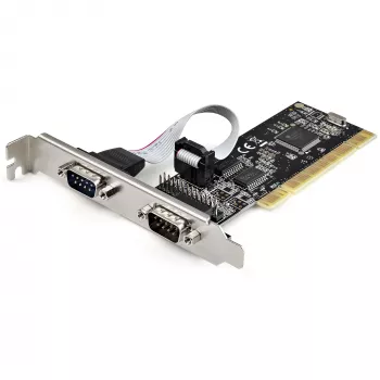 StarTech.com PCI Serial Parallel Combo Card met twee seriële RS232-poorten (DB9) & 1x parallelle LPT-poort (DB25) – PCI-combo-adapterkaart – PCI-uitbreidingskaart-controller – PCI-naar-printer-kaart