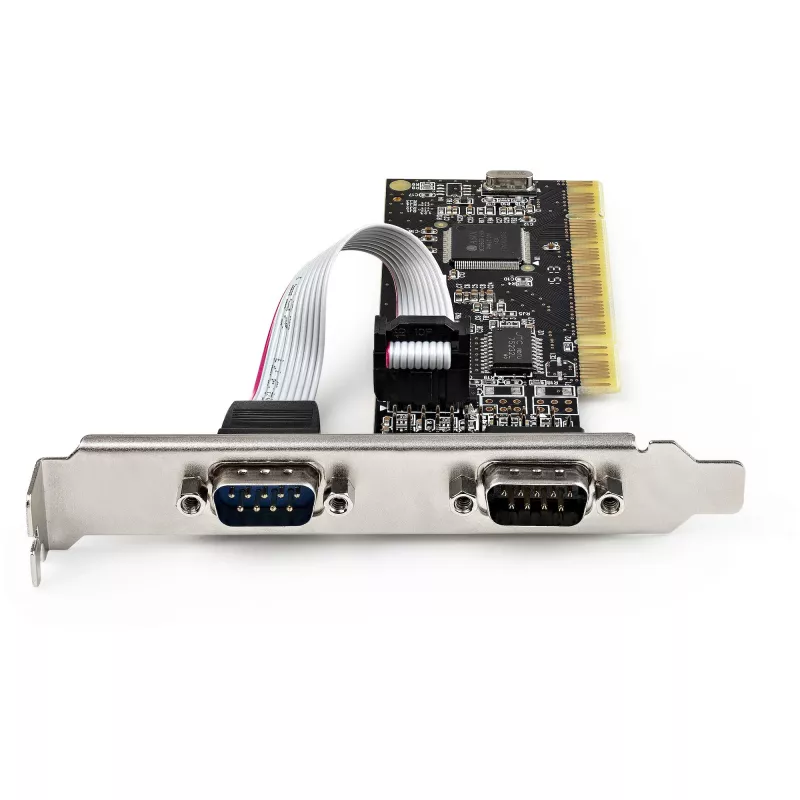 StarTech.com PCI Serial Parallel Combo Card met twee seriële RS232-poorten (DB9) & 1x parallelle LPT-poort (DB25) – PCI-combo-adapterkaart – PCI-uitbreidingskaart-controller – PCI-naar-printer-kaart
