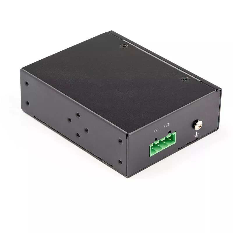 StarTech.com Industriële Gigabit Ethernet PoE Injector - 30W 802.3at PoE+ Midspan 48V-56VDC DIN-rail Power Over Ethernet Injector Adapter - -40C tot +75C camera's/sensoren/wifi-toegang
