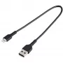 StarTech.com 30cm robuuste zwarte USB-A naar Lightning kabel – Heavy-Duty ruwe aramidevezel USB Type-A naar Lightning laad-/synckabel – Apple MFi gecertificeerd iPad/iPhone 12