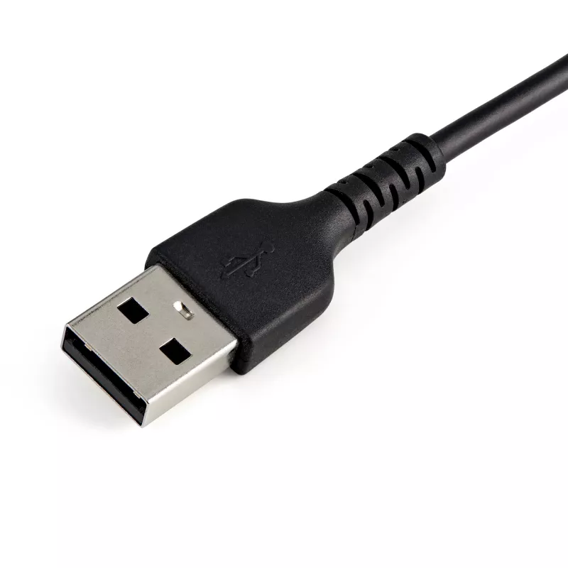 StarTech.com 30cm robuuste zwarte USB-A naar Lightning kabel – Heavy-Duty ruwe aramidevezel USB Type-A naar Lightning laad-/synckabel – Apple MFi gecertificeerd iPad/iPhone 12