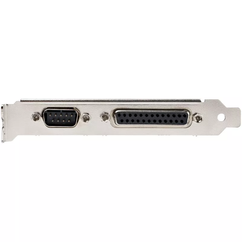 StarTech.com PCIe-kaart met seriële en parallelle aansluiting – PCI-Express-combo-adapterkaart met 1x DB25 parallelle poort & 1x RS232 seriële aansluiting – uitbreidings-/controllerkaart – PCIe-printerkaart