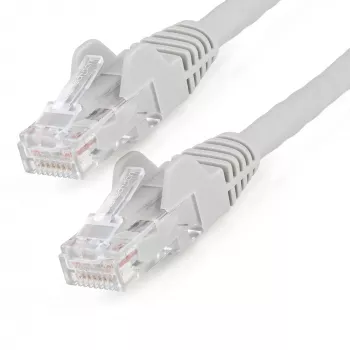 StarTech.com 10m CAT6 Ethernet-kabel – LSZH (rookarm, halogeenvrij) – 10 Gigabit 250 MHz 100 W PoE RJ45 10GbE UTP netwerk-patchkabel, rastnasenbescherming met trekontlasting – Grijs, CAT 6, ETL-getest, 24AWG