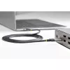 StarTech.com 50cm (20″) zijwaarts vastschroefbare USB-C-kabel 10Gbps – USB 3.1/3.2 Gen 2 Type-C-kabel – 100W (5A) Power Delivery-laden, DP Alt Mode – dubbele schroefvergrendeling – USB-C-kabel laden/synchroniseren