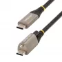 StarTech.com 50 cm top screw locking USB-C-kabel 10 Gbit/s – USB 3.1/3.2 Gen 2 Type-C-kabel – 100 W (5 A) Power Delivery laadvermogen, DP Alt Mode – enkele schroefvergrendeling, USB-C kabel laden/synchroniseren