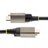 StarTech.com 50 cm top screw locking USB-C-kabel 10 Gbit/s – USB 3.1/3.2 Gen 2 Type-C-kabel – 100 W (5 A) Power Delivery laadvermogen, DP Alt Mode – enkele schroefvergrendeling, USB-C kabel laden/synchroniseren