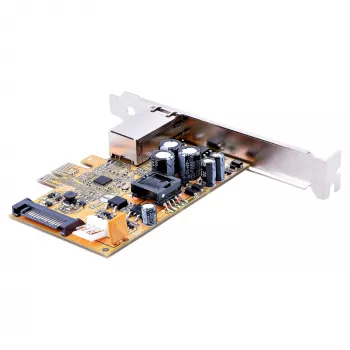 StarTech.com 1 poort 2.5Gbps PoE netwerkkaart, PCIe Ethernet-kaart met RJ45, 30W 802.3at PoE NIC voor desktops/servers, netwerk-PoE-LAN-adapter met low-profile-beugel, NBaseT, Windows/Linux