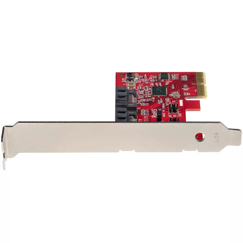 StarTech.com SATA PCIe-kaart - 2-poorts PCIe SATA-uitbreidingskaart - 6Gbps - Full/Low Profile - PCI Express naar SATA-adapter/controller - ASM1062R SATA RAID - PCIe naar SATA-converter