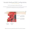 StarTech.com SATA PCIe-kaart - 2-poorts PCIe SATA-uitbreidingskaart - 6Gbps - Full/Low Profile - PCI Express naar SATA-adapter/controller - ASM1062R SATA RAID - PCIe naar SATA-converter