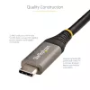 StarTech.com 20 inch (50 cm) USB-C-kabel 10 Gbit/s – USB 3.1 Type-C-kabel – 100 W (5 A) Power-Delivery-laden, DP Alt Mode – USB-C-kabel voor USB-C-laptop/telefoon/apparaat – laden/synchroniseren