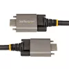 StarTech.com 0,91 m zijwaartse schroefvergrendeling USB-C-kabel 10 Gbit/s – USB-IF-gecertificeerde USB-C-kabel – USB 3.1/3.2 Gen 2 Type-C-kabel – 100 W (5 A) Power Delivery laden, DP Alt Mode – dubbele schroefvergrendeling – USB-C kabel laden/synchroniseren