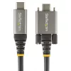 StarTech.com 0,91 m zijwaartse schroefvergrendeling USB-C-kabel 10 Gbit/s – USB-IF-gecertificeerde USB-C-kabel – USB 3.1/3.2 Gen 2 Type-C-kabel – 100 W (5 A) Power Delivery laden, DP Alt Mode – dubbele schroefvergrendeling – USB-C kabel laden/synchroniseren