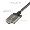 StarTech.com 0,91 m zijwaartse schroefvergrendeling USB-C-kabel 10 Gbit/s – USB-IF-gecertificeerde USB-C-kabel – USB 3.1/3.2 Gen 2 Type-C-kabel – 100 W (5 A) Power Delivery laden, DP Alt Mode – dubbele schroefvergrendeling – USB-C kabel laden/synchroniseren