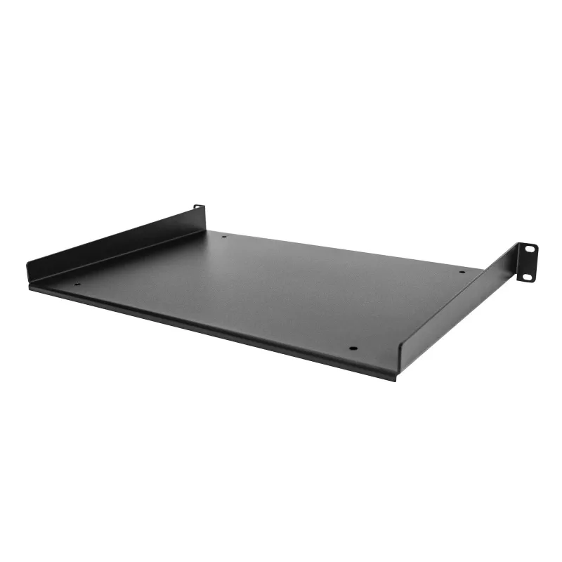 StarTech.com 1U server rack shelf - universele rack mount cantilever shelf voor 19 inch netwerkapparatuur rack & cabinet - duurzaam ontwerp - draagvermogen 55lb/25kg - 12 inch diepe tray