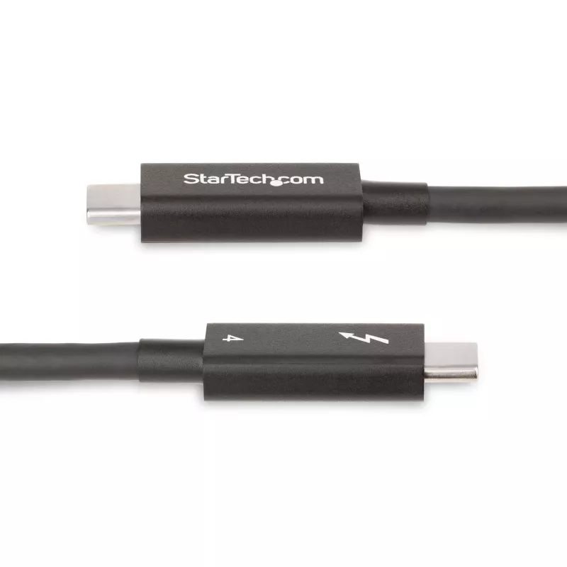 StarTech.com 2m actieve Thunderbolt 4 kabel, 40 Gbit/s, 100W Power Delivery, 4K/8K video, Intel-gecertificeerde Thunderbolt kabel – Compatibel met USB4/Thunderbolt 4/USB 3.2/USB Type-C/DisplayPort/Thunderbolt 3