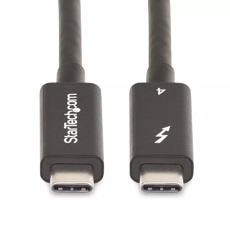 StarTech.com 2m actieve Thunderbolt 4 kabel, 40 Gbit/s, 100W Power Delivery, 4K/8K video, Intel-gecertificeerde Thunderbolt kabel – Compatibel met USB4/Thunderbolt 4/USB 3.2/USB Type-C/DisplayPort/Thunderbolt 3