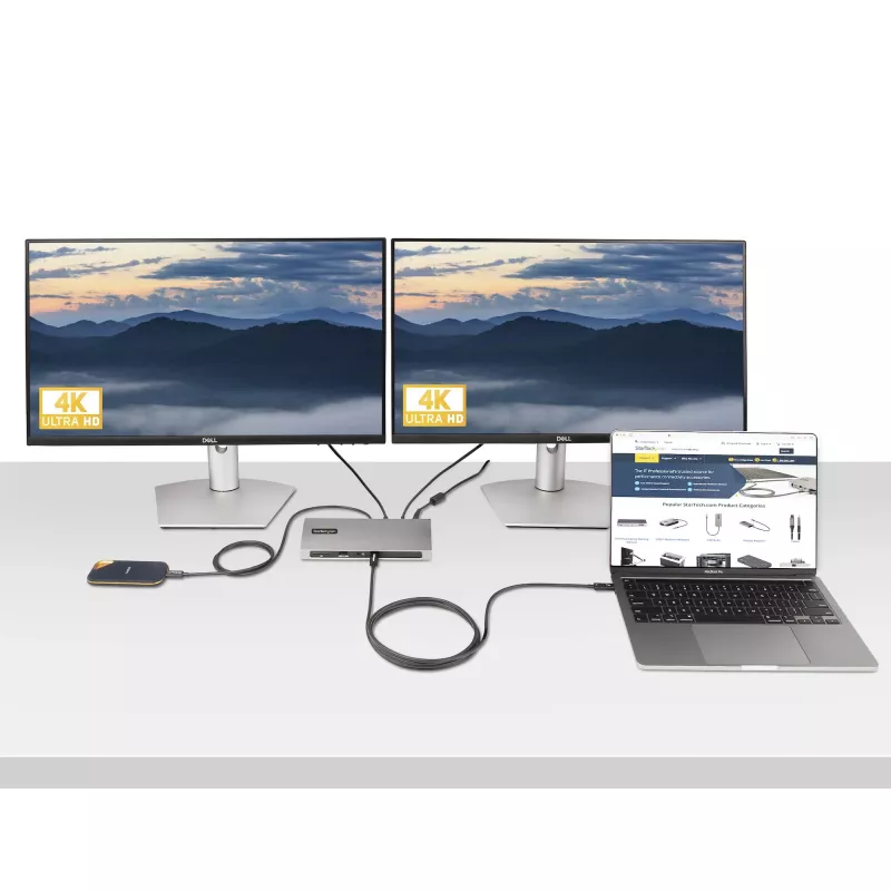 StarTech.com 2m actieve Thunderbolt 4 kabel, 40 Gbit/s, 100W Power Delivery, 4K/8K video, Intel-gecertificeerde Thunderbolt kabel – Compatibel met USB4/Thunderbolt 4/USB 3.2/USB Type-C/DisplayPort/Thunderbolt 3