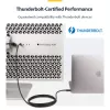 StarTech.com 2m actieve Thunderbolt 4 kabel, 40 Gbit/s, 100W Power Delivery, 4K/8K video, Intel-gecertificeerde Thunderbolt kabel – Compatibel met USB4/Thunderbolt 4/USB 3.2/USB Type-C/DisplayPort/Thunderbolt 3