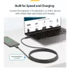 StarTech.com 2m actieve Thunderbolt 4 kabel, 40 Gbit/s, 100W Power Delivery, 4K/8K video, Intel-gecertificeerde Thunderbolt kabel – Compatibel met USB4/Thunderbolt 4/USB 3.2/USB Type-C/DisplayPort/Thunderbolt 3