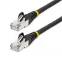 StarTech.com 7m CAT6a Ethernet-kabel - Zwart - Low Smoke Zero Halogen (LSZH) - 10GbE 500MHz 100W PoE++ Snagless RJ-45 met trekontlasting S/FTP netwerk-patchkabel