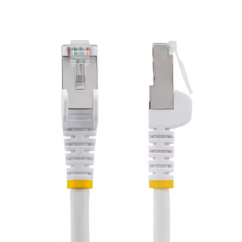 StarTech.com 3m CAT6a Ethernet-kabel – Wit – Low Smoke Zero Halogen (LSZH) – 10GbE 500MHz 100W PoE++ Snagless RJ-45 met trekontlasting S/FTP netwerk-patchkabel