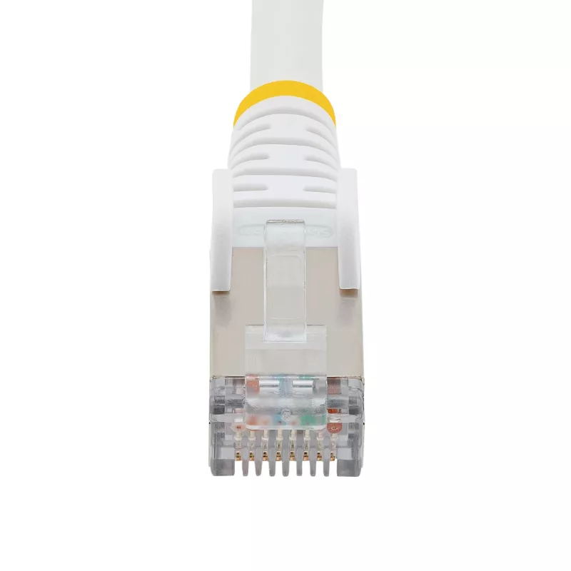 StarTech.com 3m CAT6a Ethernet-kabel – Wit – Low Smoke Zero Halogen (LSZH) – 10GbE 500MHz 100W PoE++ Snagless RJ-45 met trekontlasting S/FTP netwerk-patchkabel