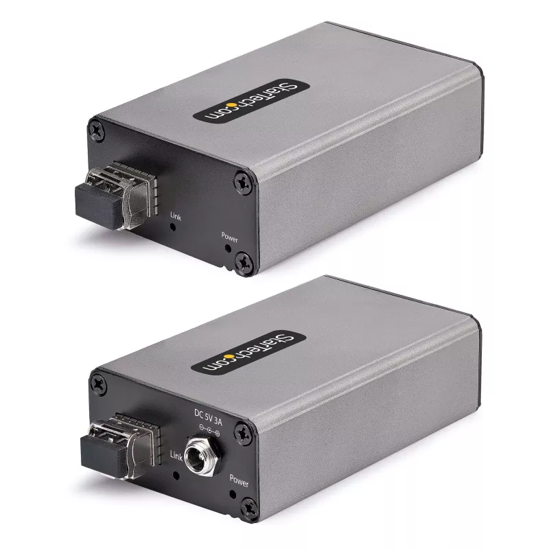 StarTech.com 2-poorts USB 3.0-extender via OM3-multimodevezel – LC/LC – 2x 5 Gbit/s USB-A-hub – 350 m (1150 ft) bereik – duurzame USB-glasvezel-extender – optische USB-extender
