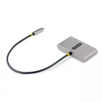 StarTech.com 3-poorts USB-C-hub met Ethernet - 3x USB-A - Gigabit Ethernet - USB 3.0 5Gbps - busgevoed - 1ft/30cm lange USB Type-C hostkabel - GbE - draagbare USB-C naar USB-A-hub