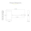 StarTech.com 3-poorts USB-C-hub met Ethernet - 3x USB-A - Gigabit Ethernet - USB 3.0 5Gbps - busgevoed - 1ft/30cm lange USB Type-C hostkabel - GbE - draagbare USB-C naar USB-A-hub