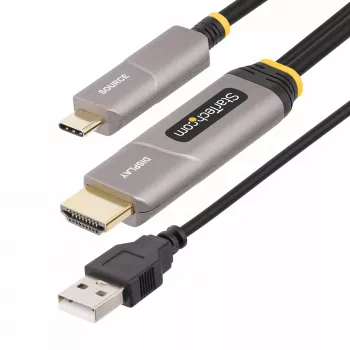 StarTech.com 15,2 m USB-C naar HDMI 2.0 actieve optische kabel (AOC), 4K 60Hz, CL3-gecertificeerd, unidirectionele USB Type-C naar HDMI-adapterkabel