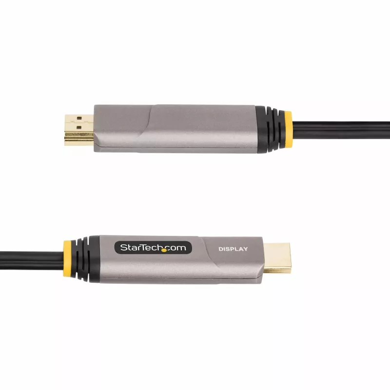 StarTech.com 15,2 m USB-C naar HDMI 2.0 actieve optische kabel (AOC), 4K 60Hz, CL3-gecertificeerd, unidirectionele USB Type-C naar HDMI-adapterkabel