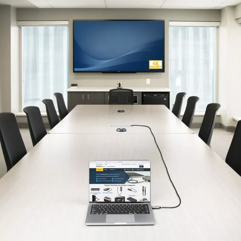 StarTech.com 15,2 m USB-C naar HDMI 2.0 actieve optische kabel (AOC), 4K 60Hz, CL3-gecertificeerd, unidirectionele USB Type-C naar HDMI-adapterkabel