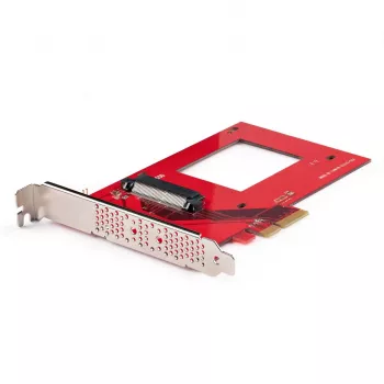 StarTech.com U.3-naar-PCIe-adapterkaart, PCIe 4.0 x4-adapter voor 2,5-inch U.3-NVMe-SSD's, SFF-TA-1001 PCI Express-insteekslotkaart voor desktops/servers, TAA-conform – besturingssysteemonafhankelijk