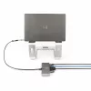 StarTech.com 2-poorts USB-C-hub met Ethernet en RS-232, meegeleverde USB-C-naar-USB-A-dongle, 100 W PD pass-through, 2x USB-A 5 Gbit/s, Gigabit Ethernet, RS232 serieel (FTDI)