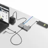 StarTech.com 2-poorts USB-C-hub met Ethernet en RS-232, meegeleverde USB-C-naar-USB-A-dongle, 100 W PD pass-through, 2x USB-A 5 Gbit/s, Gigabit Ethernet, RS232 serieel (FTDI)